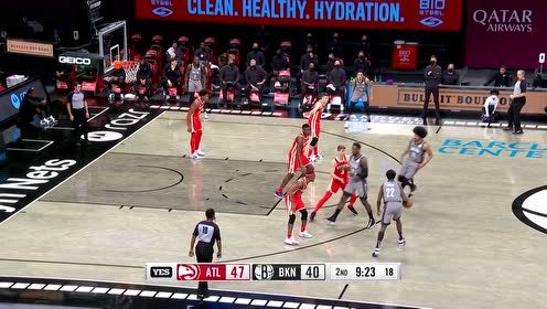 【NBA集錦】阿倫高速妙傳 普林斯底角接球三分飆中