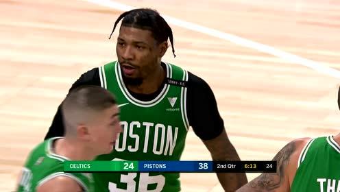 【NBA集錦】進(jìn)入神仙打架階段 格蘭特單臂隔扣泰斯 斯瑪特3+1兇狠回應(yīng)