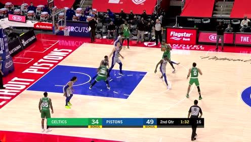 【NBA集錦】布朗中距離干拔跳投穩(wěn)穩(wěn)命中 羅斯突破低手上籃