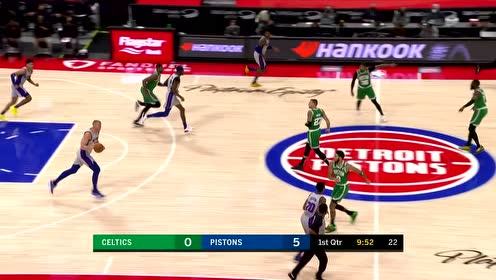 【NBA集錦】布朗搶斷反擊 回傳TT跟進(jìn)上籃得手