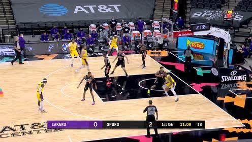【NBA集锦】篮下背身单打无情碾压 詹皇开场火力全开