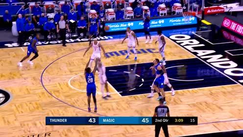 【NBA集錦】眼皮底下不容造次！亞歷山大迎面血帽阻擋富爾茨外線出手