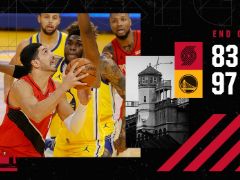 NBA常規(guī)賽：庫里三節(jié)40分，勇士97-83領(lǐng)先開拓者