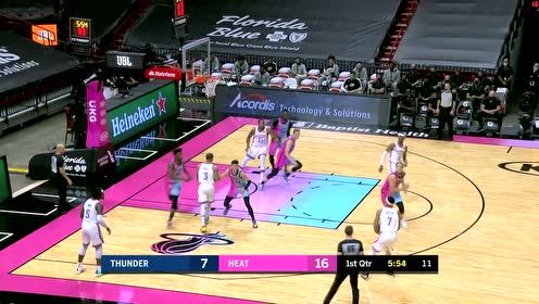 【NBA集锦】手感渐热!贝兹利45度角三分一发即中