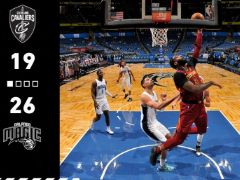 NBA常規(guī)賽：戈登首節(jié)8+6，魔術(shù)領(lǐng)先騎士7分