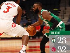 NBA常規(guī)賽：范弗利特首節(jié)14+3，猛龍領(lǐng)先凱爾特人9分