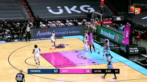 【NBA集锦】接应的正是时候!巴特勒连线阿德巴约强起扣篮