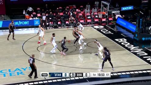 【NBA集錦】歐文行進間突施冷箭 單手小拋投得手