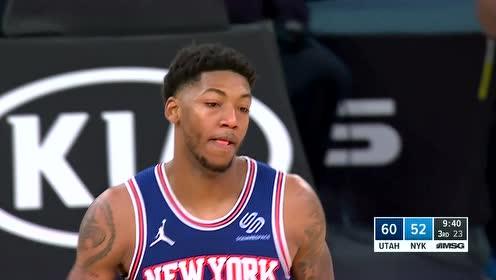 【NBA集錦】小秀一下球技 二包一佩頓反手上籃輕松打進(jìn)