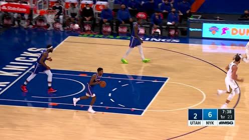 【NBA集錦】關(guān)鍵一手！康利快攻上籃未果戈貝爾機(jī)智補(bǔ)扣