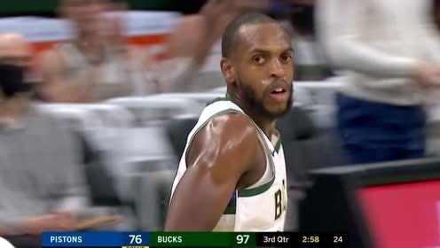 【NBA集锦】节奏不好拉开再干 米德尔顿连续运球干拔三分