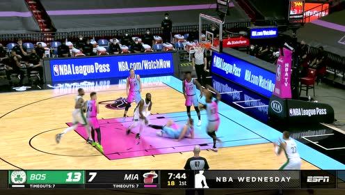 【NBA集錦】布朗包圍圈揮臂疾傳 泰斯底角三分開(kāi)炮精準(zhǔn)制導(dǎo)