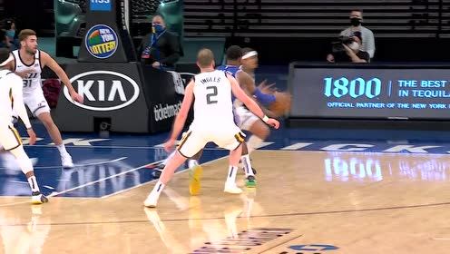 【NBA集錦】出其不意！克拉克森搶斷巴雷特三打一上籃