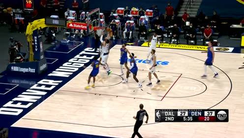 【NBA集锦】约老师遭无情抢断！克勒贝尔连线东契奇单臂劈筐