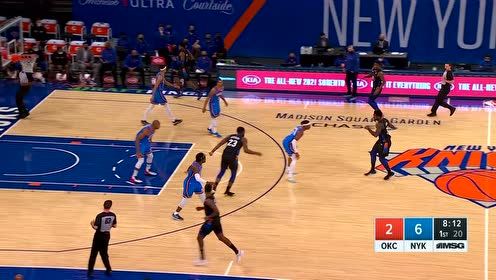 【NBA集锦】天空才是他的极限! 兰德尔助罗宾逊空接暴力砸扣