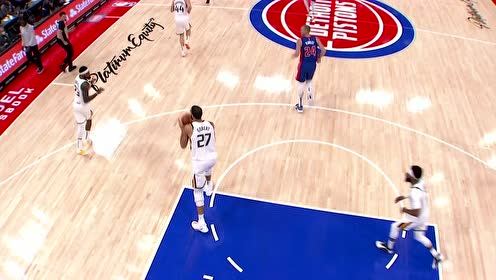 【NBA集锦】自食轻敌苦果 戈贝尔霸气封盖普拉姆利教做人