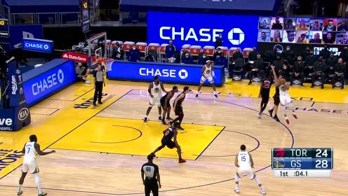 【NBA集錦】庫(kù)里聲東擊西不看人妙傳 帕斯卡爾空位三分手起刀落