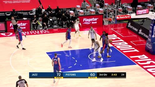 【NBA集锦】禁区失守的滋味如何 英格斯点飞防守高抛打进