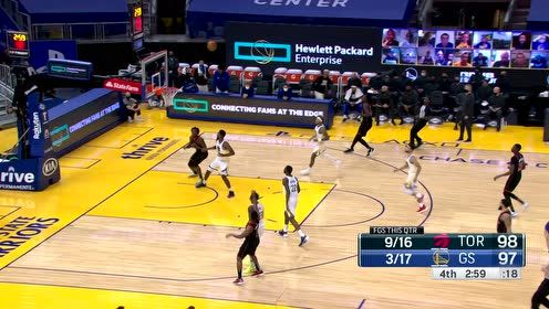 【NBA集錦】好硬的三分 洛瑞追身接球就扔皮球空心再進(jìn)