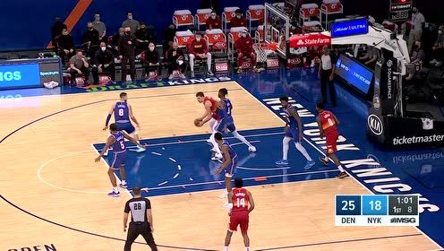 【NBA集锦】约老师直杀内线 硬刚防守完成2+1