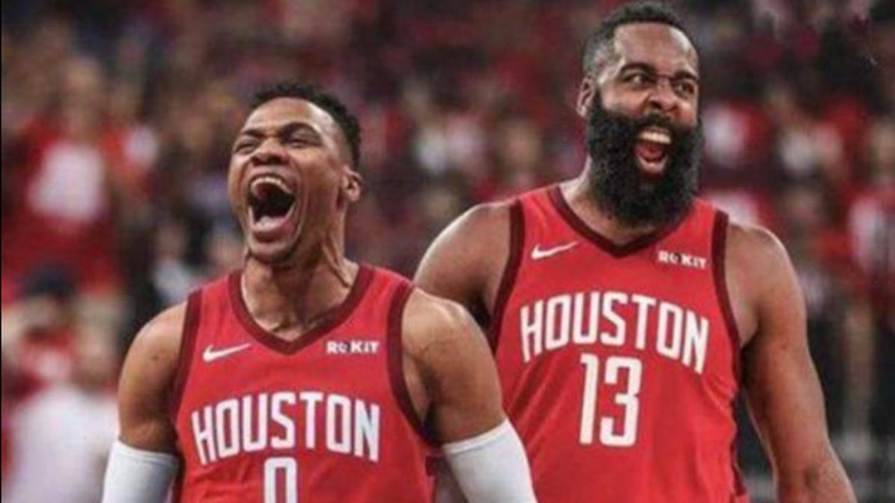 【NBA集錦】韋少最后巔峰是戰(zhàn)湖人？轟41分打爆濃眉魔獸 率火箭取勝太不講理