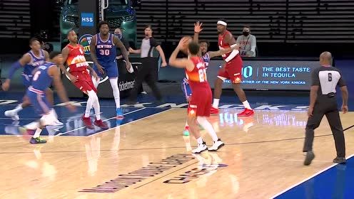 【NBA集锦】约老师长传助攻 穆雷外线出手三分飙中