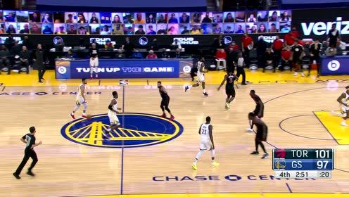 【NBA集錦】圍追堵截之下打進(jìn)關(guān)鍵球 庫(kù)里十次出手命中本場(chǎng)首粒三分