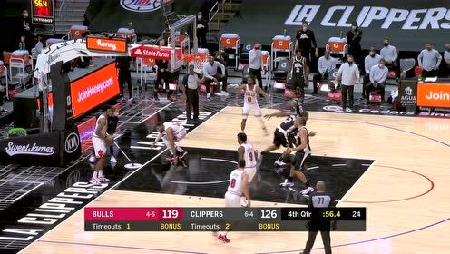 【NBA集錦】揪心一刻 小卡剛打進關(guān)鍵上籃險被對手誤傷