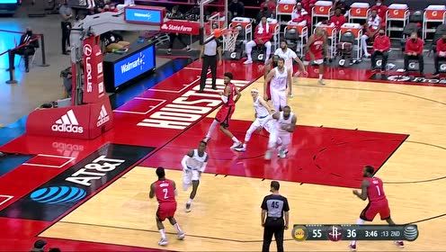 【NBA集錦】雖然有點(diǎn)脫節(jié)但能進(jìn)就行 沃爾迎詹姆斯干拔三分