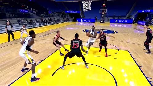 【NBA集錦】比賽可以輸庫(kù)里不能進(jìn) 庫(kù)里助攻帕斯卡爾下順強(qiáng)硬攻筐