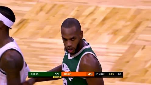 【NBA集錦】快如閃電 米德爾頓搶斷后一條龍暴扣