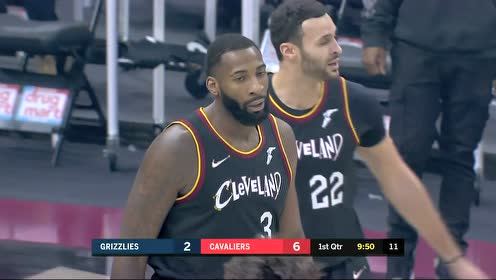【NBA集锦】欢迎来到克利夫兰! 庄神大帽扇飞克拉克上篮
