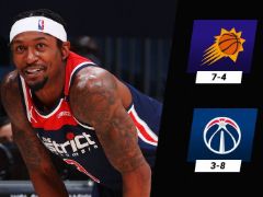 NBA常規(guī)賽：比爾34+8+9，奇才大勝太陽