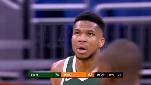 【NBA集錦】手起刀落 字母哥三分出手洞穿網(wǎng)窩