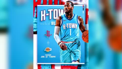【NBA集锦】火箭主场大战湖人 沃尔已成宣传片新主角