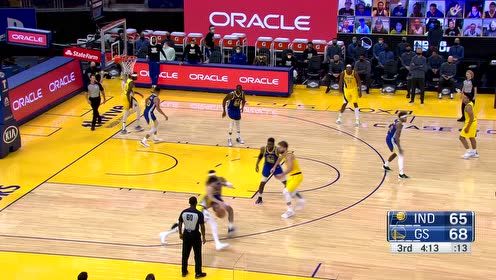 【NBA集錦】庫里極限飚出三分 維金斯接長傳雙手暴扣