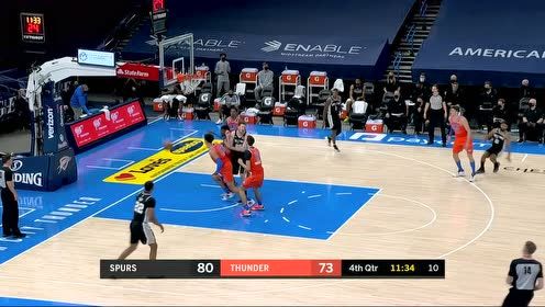 【NBA集锦】米尔斯高难度中投穿网而过 马勒东抛投得手完成回应