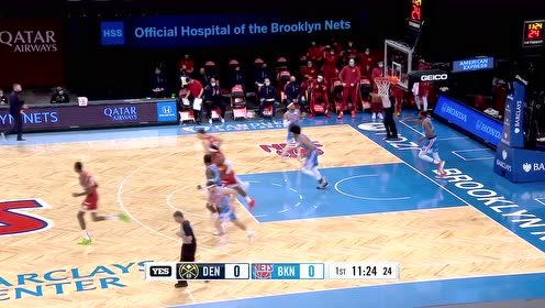 【NBA集锦】重型坦克无解碾压 约基奇单吃阿伦啊堪称无解