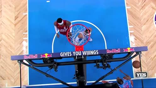 【NBA集锦】布朗极限弹速完成关键大帽 杜兰特一马平川反击暴扣
