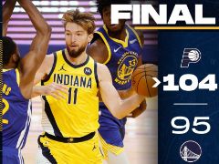 NBA常規(guī)賽：特納22+12+5，步行者104-95力克勇士