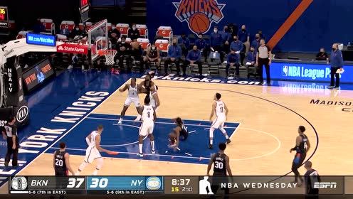 【NBA集锦】虚晃一枪骗到犯规 诺克斯长两分打进2+1