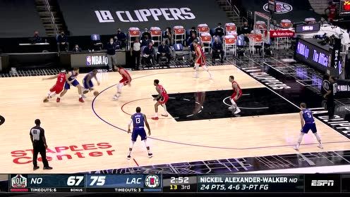 【NBA集锦】闪转腾挪!莱昂纳德长驱直入单臂飞扣