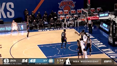 【NBA集锦】面瘫三分王准时上线 哈里斯外线埋伏手起刀落拿下三分