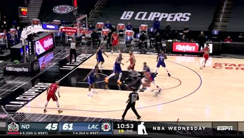 【NBA集锦】不看脸就是杜兰特!英格拉姆急停中距离轻松命中