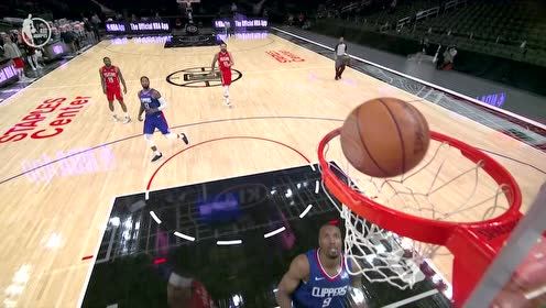 【NBA集锦】哈特换手上篮戏弄小卡 这滞空能力真的强