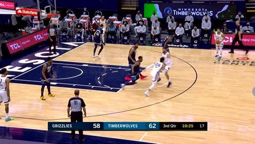 【NBA集锦】干的漂亮!拉塞尔抢断琼斯连线比斯利单臂劈扣