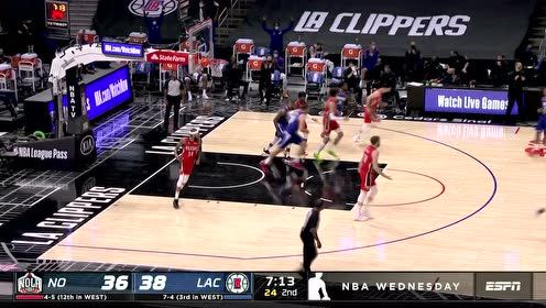 【NBA集锦】经典挡拆下顺 乔治助飞祖巴茨空接吃饼