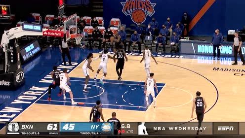 【NBA集锦】胳膊长的就离谱 杜兰特抡臂血帽对手