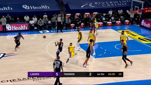 【NBA集錦】雷霆進(jìn)攻行云流水 亞歷山大空切暴扣如探囊取物