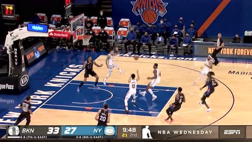 【NBA集锦】齐奥萨飞身抢断立大功 布朗反击打板漂亮终结